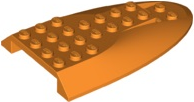 Aircraft Fuselage Aft Section Curved Top 6 x 10 87615 Orange N