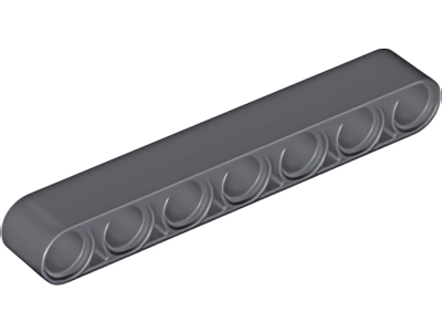 Деталь LEGO Technic, Liftarm Thick 1 x 7 32524 Dark Bluish Gray U