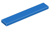 Tile 1 x 6, 6636 Blue N