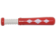 Minifigure, Utensil Baseball Bat 4L with White Grip Handle and 3 White Diamonds Pattern, 93220pb02  