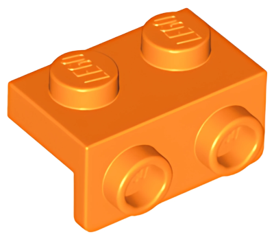Деталь Lego Скоба Bracket 1 x 2 - 1 x 2 99781 Orange U