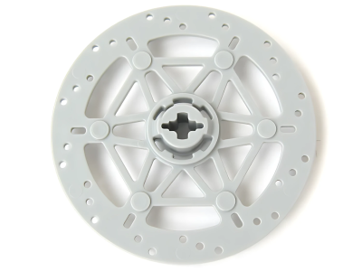 Деталь LEGO Technic, Steering Brake Disk 6 x 6 65416 Light Bluish Gray N