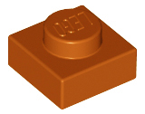 Plate 1 x 1, 3024 Dark Orange N