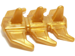 Hero Factory Spine Armor, Flexible, 92234 Pearl Gold U