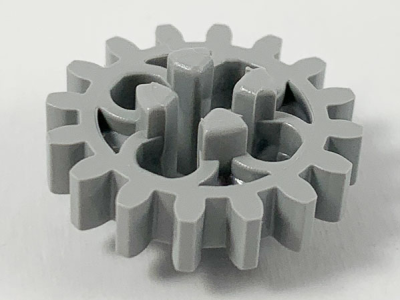 Technic, Gear 16 Tooth - Axle Hole with Open Sides, 4019 Light Bluish Gray U