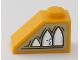 Slope 45 2 x 1 with HP Mirror of Erised Ornament Pattern Model Left Side (Sticker) - Set 75954, 3040pb022L  