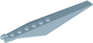 Hinge Plate 3 x 12 with Angled Side Extensions and Tapered Ends, 57906 Sand Blue U