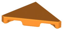 Tile, Modified 2 x 2 Triangular, 35787 Orange U