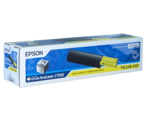 Картридж Epson Aculaser C1100 Yellow желтый C13S050187