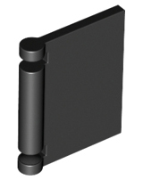 Minifigure, Utensil Book Cover, 24093 Black U