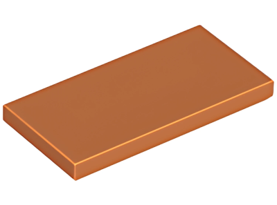 Деталь LEGO Tile 2 x 4 87079 (38879, 71150) Dark Orange U