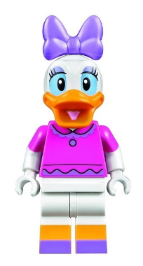 Минифигурка Lego Daisy Duck - Dark Pink Top dis021