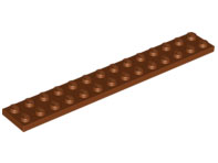 Plate 2 x 14, 91988 Reddish Brown N