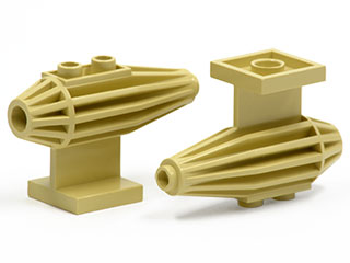 Engine, Strakes, 2 Top Studs, 2 x 2 Bottom Tile