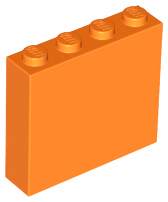 Brick 1 x 4 x 3, 49311 Orange U