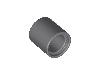 Technic, Liftarm Thick 1 x 1 (Spacer), 18654 Dark Bluish Gray U