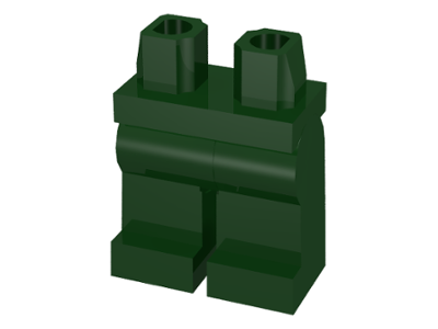Hips and Legs Plain, 970c00 Dark Green U