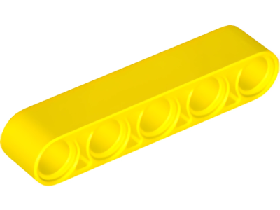Деталь LEGO Technic, Liftarm Thick 1 x 5 32316 Yellow U