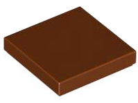 Tile 2 x 2, 3068 Reddish Brown N