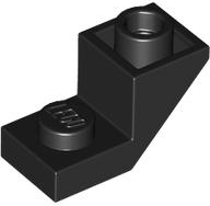 Slope, Inverted 45 2 x 1 with 2/3 Cutout, 2310 Black N