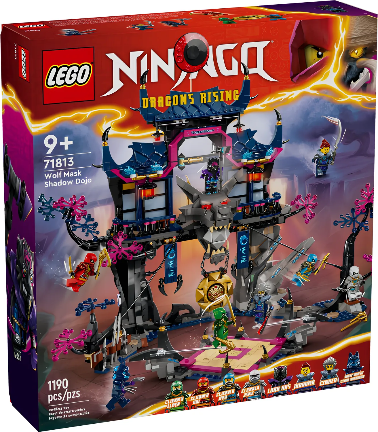 Конструктор LEGO Ninjago 71813 Теневой Додзе Маска Волка в