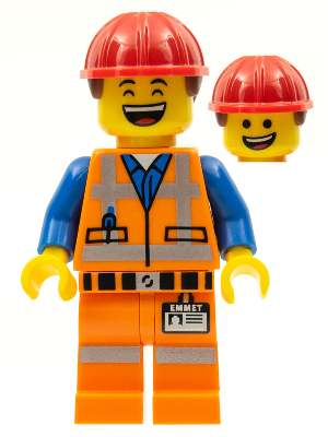 Минифигурка Lego Hard Hat Emmet, The LEGO Movie tlm003