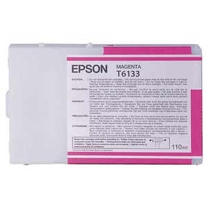 Картридж Epson T6133 Magenta пурпурный C13T613300 оригинальный