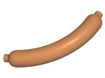 Hot Dog / Sausage, 33078 Medium Nougat N
