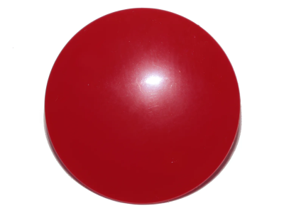Деталь LEGO Щит Lego Minifigure, Shield Circular Convex Face 75902 Red U