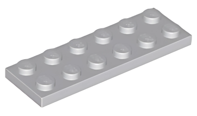 Деталь LEGO Plate 2 x 6 3795 Light Bluish Gray U