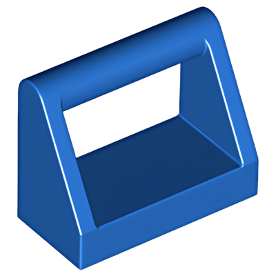 Деталь LEGO Lego Tile, Modified 1 x 2 with Bar Handle 2432 Blue U