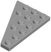 Wedge, Plate 6 x 4 Right, 48205 Light Bluish Gray N