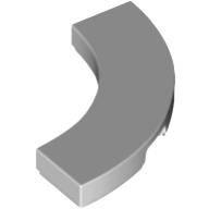 Tile, Round Corner 3 x 3 Macaroni, 79393 Light Bluish Gray N