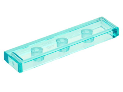 Tile 1 x 4, 2431 Trans-Light Blue N