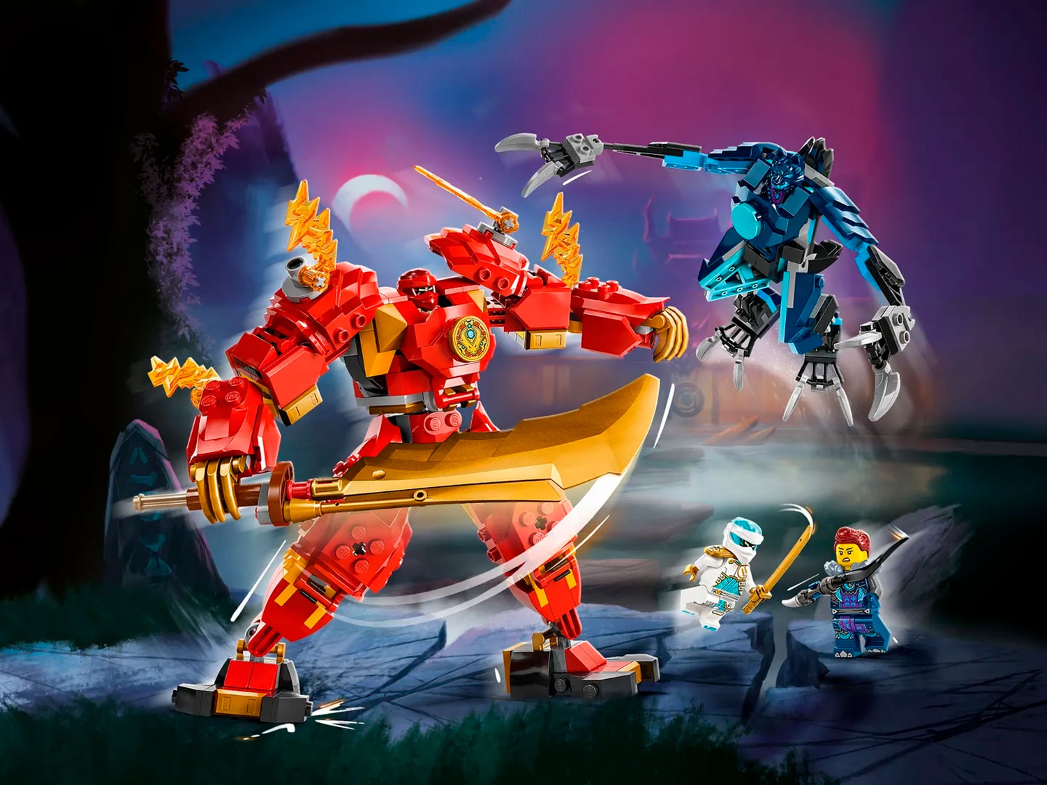 Конструктор LEGO Ninjago 71808 Элементальный огненный робот Кая в магазине  Shop-device