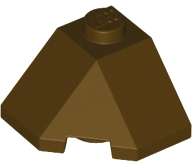 Wedge 2 x 2 (Slope 45 Corner), 13548 Dark Brown U