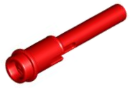 Technic, Pin 1/2 with 2L Bar Extension (Flick Missile), 61184 Red N
