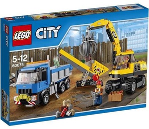 Конструктор LEGO City 60075 Экскаватор и грузовик