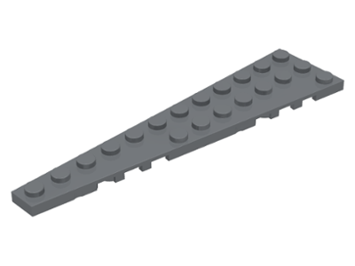 Wedge, Plate 12 x 3 Left, 47397 Dark Bluish Gray U