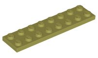Plate 2 x 8, 3034 Olive Green U