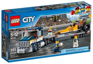 Конструктор LEGO City 60151 Грузовик для перевозки драгстера