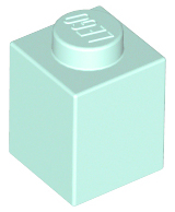 Brick 1 x 1, 3005 Light Aqua N