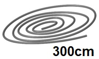 String, Cord Medium Thickness 300cm, x77cc300 Dark Bluish Gray N