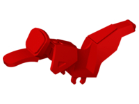 Motorcycle Fairing, Dirt Bike, 50860 Red U
