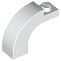 Arch 1 x 3 x 2 Curved Top, 6005 White N