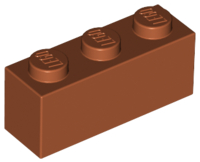 Brick 1 x 3, 3622 Dark Orange N