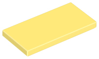 Tile 2 x 4, 87079 Bright Light Yellow N