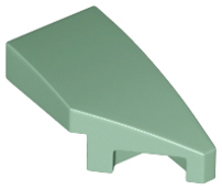 Wedge 2 x 1 x 2/3 Right, 29119 Sand Green U