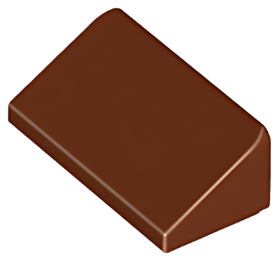 Деталь LEGO Slope 30 1 x 2 x 2/3 85984 (83473) Reddish Brown N