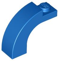 Arch 1 x 3 x 2 Curved Top, 6005 Blue U